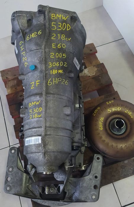BMW 530D caixa automatica 6HP26 E60 / E61 M57 306D2 218cv ZF 6HP26