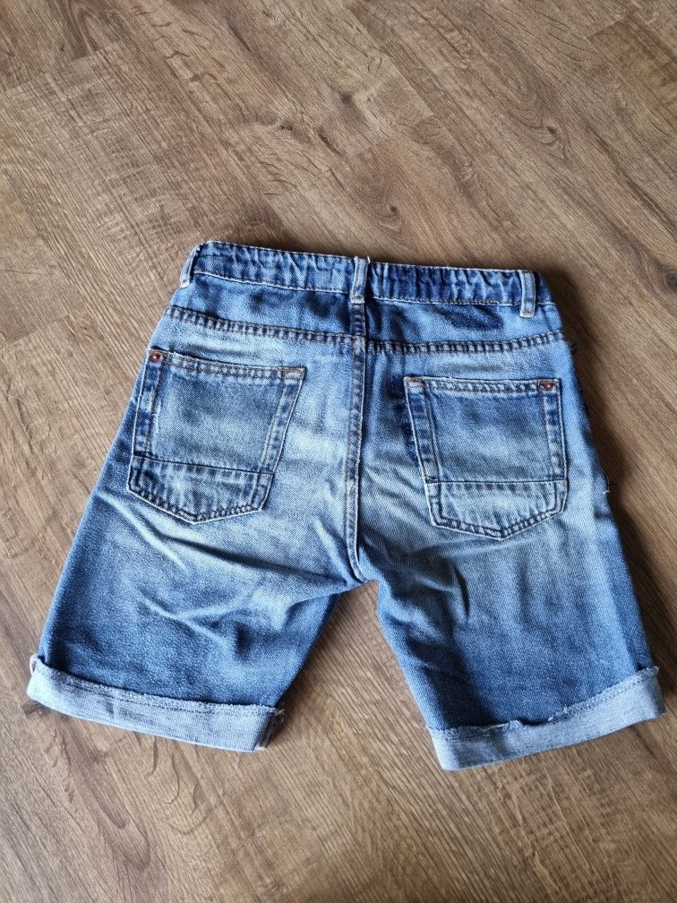 Szorty chłopięce jeans, Zara Kids, rozmiar 134