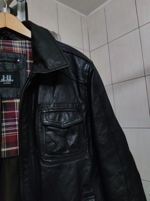 kurtka skórzana L Buxter leather jacket skóra naturalna genuine leathe