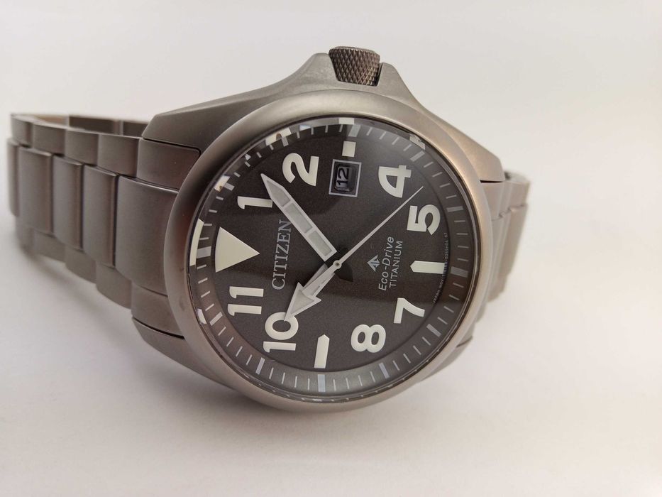Японские титановые часы CITIZEN Promaster BN0241-59H - Монокок, сапфир