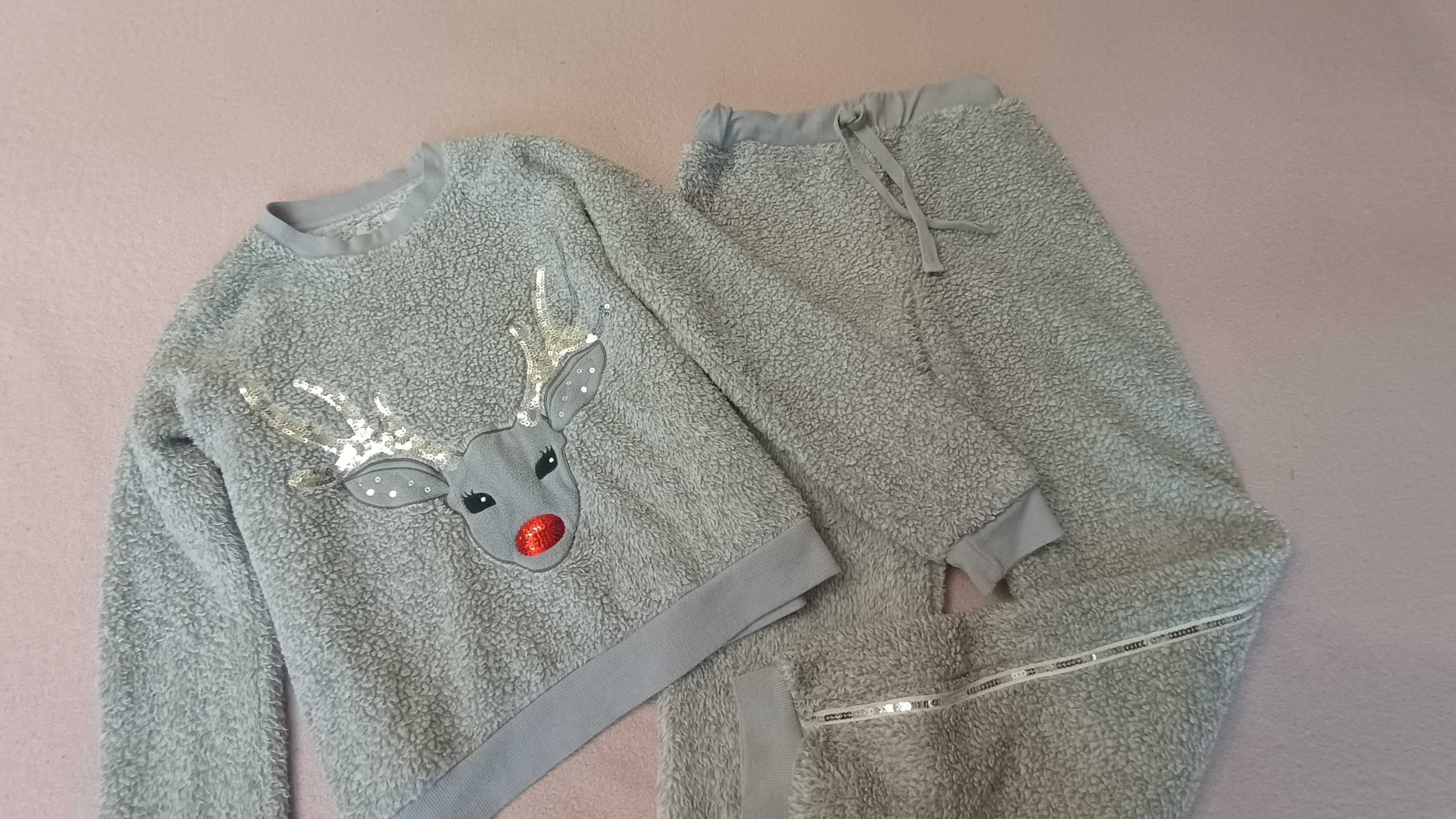 Теплий жіночий костюм Primark з оленем XS- S, тематичний костюм олень