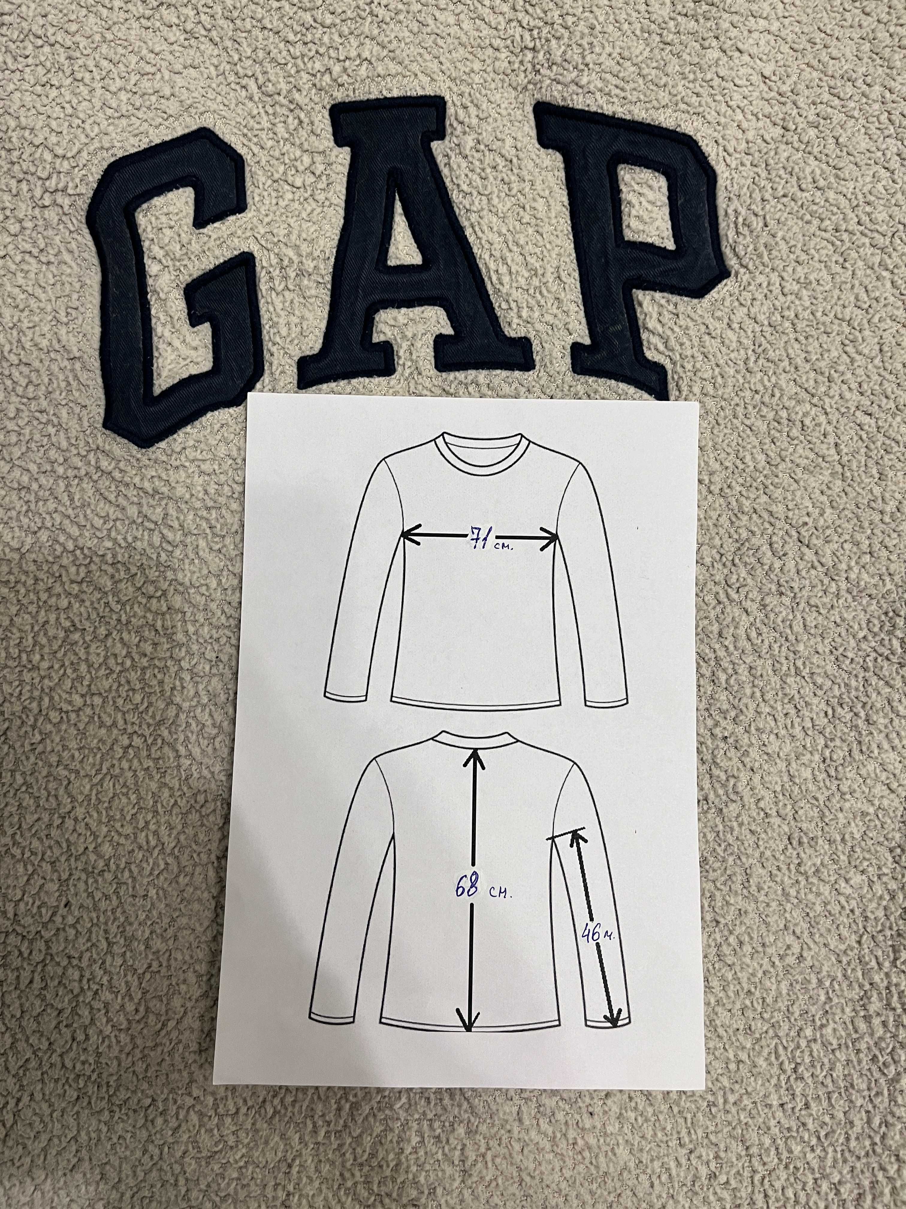 Світшот, кофта, шерпа Gap Logo Sherpa Sweatshirt Oversize (оригінал)