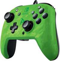 PDP SWITCH GamePad FACEOFF Delux Audio Camo Zielony