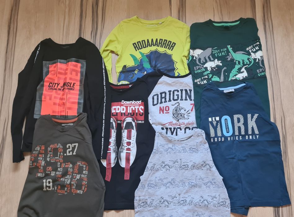 Koszulka T-shirt na długi rękaw 134/140 dla chłopca