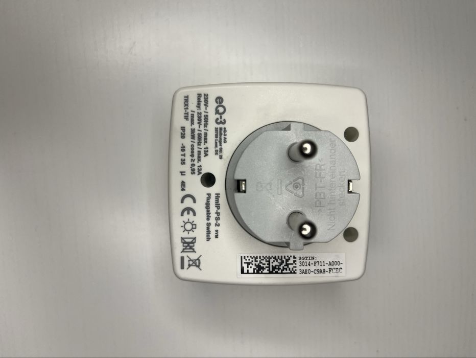 Gniazdo przełączalne homematic IP HmIP-PS-2