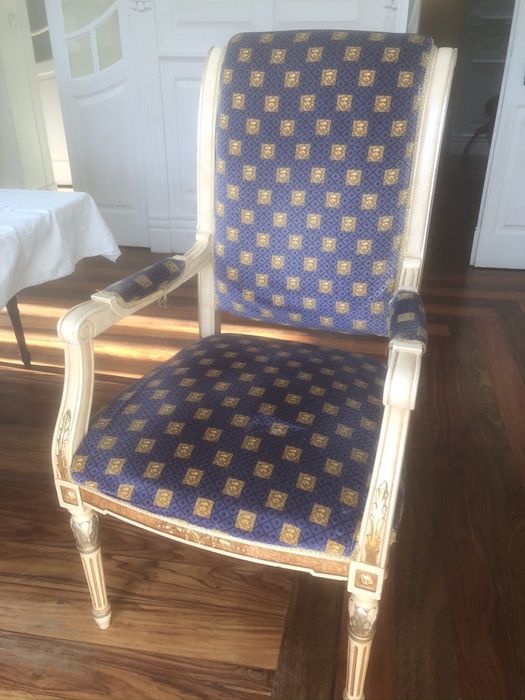 Cadeira de sala Jantar Tecido VERSACE