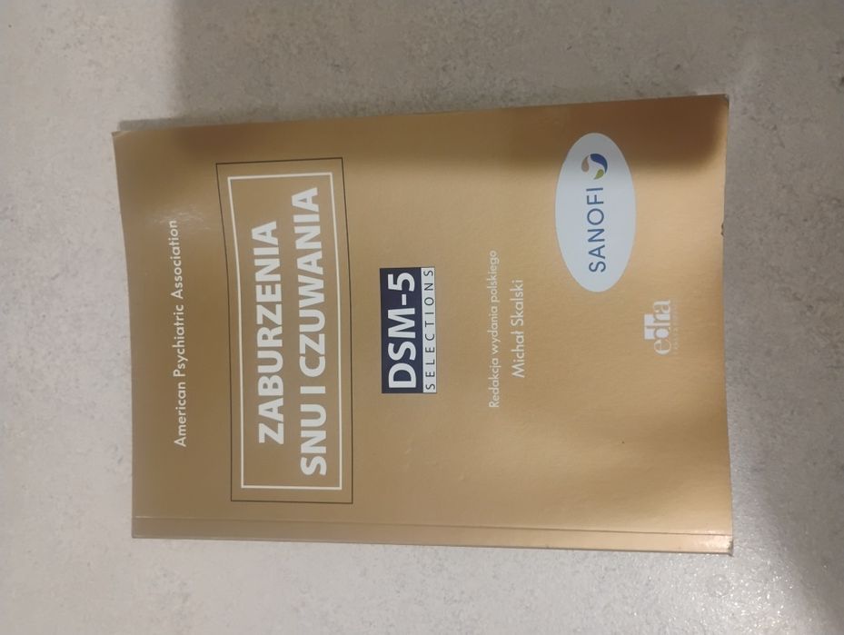 Książka naukowa Zaburzenia snu i czuwania Dsm-5