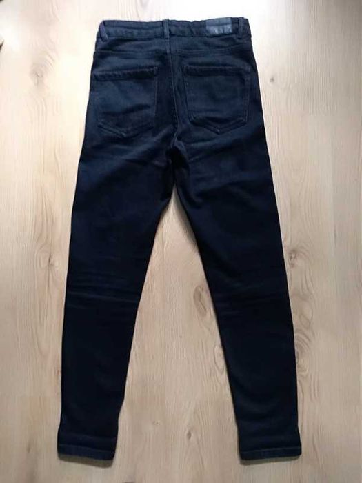 Jeansy czarne House 36 S slim fit rurki skinny wąskie dopasowane