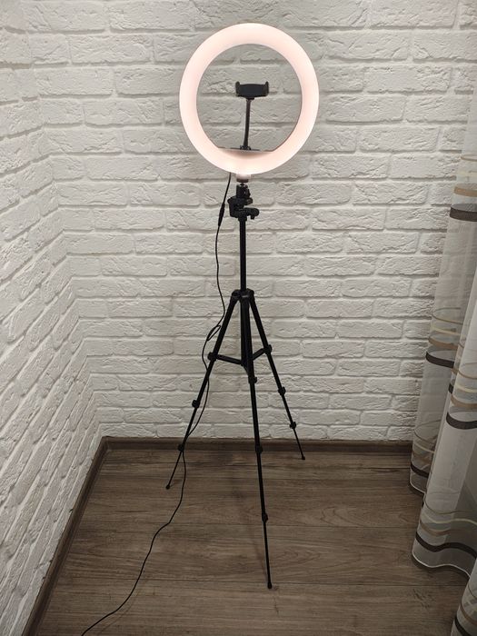 Селфі лампа, кільцева лампа - готовий комплект освітлення