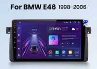 Rádio BMW e46 M3 2/32GB android Auto Carplay 2din 9" gps wifi NOVO