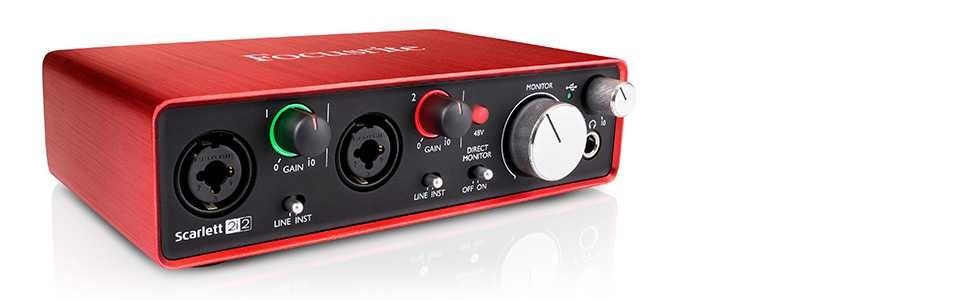 Аудиоинтерфейс Focusrite Scarlett 2i2 2nd Gen