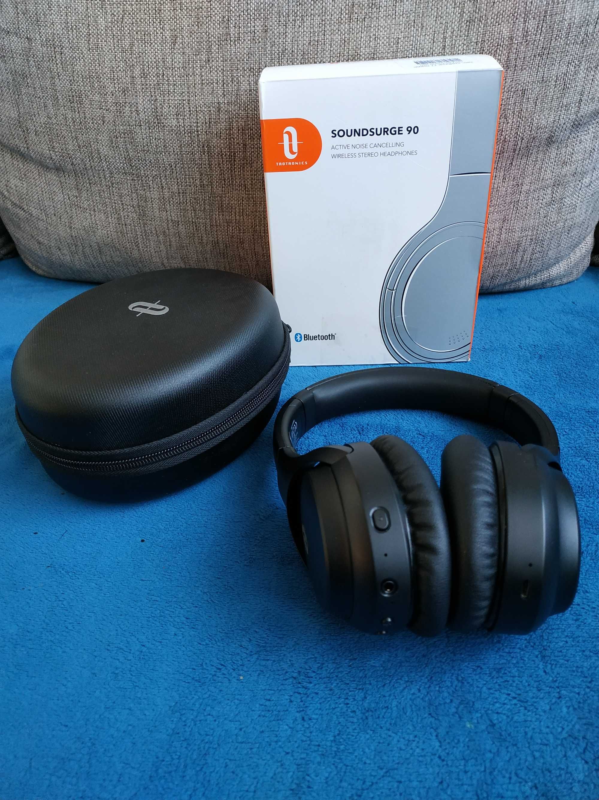 słuchawki bluetooth z ANC, nagłowne: TaoTronics SoundSurge 90 TT-BH090