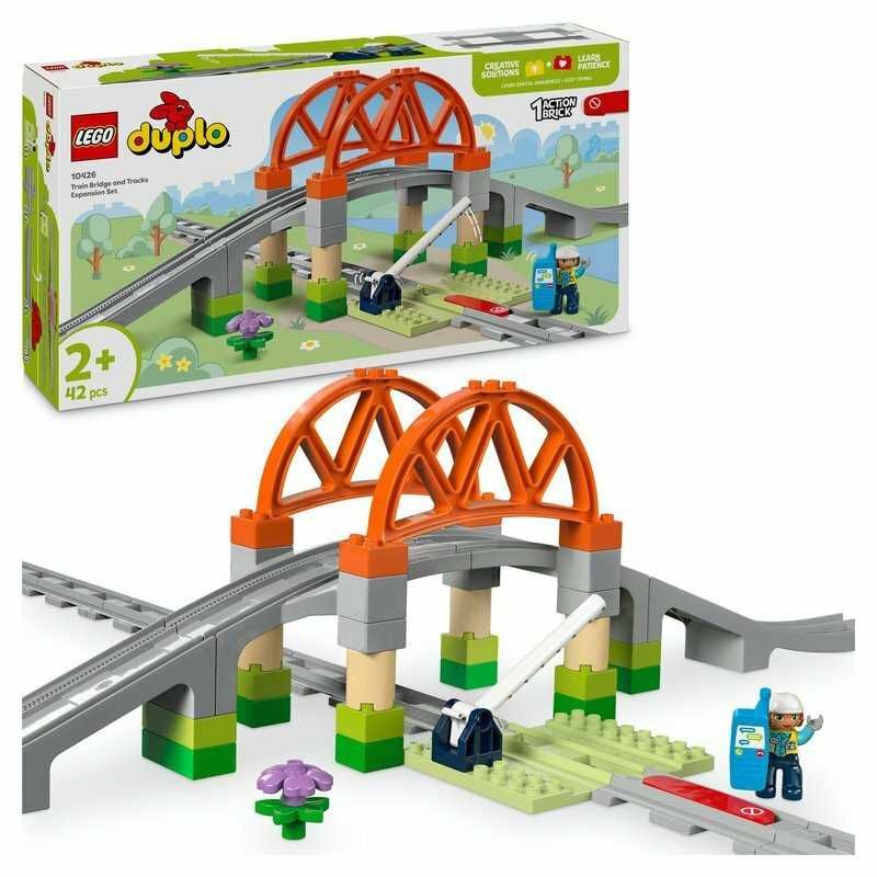 LEGO DUPLO 10426 MOST i tory kolejowe