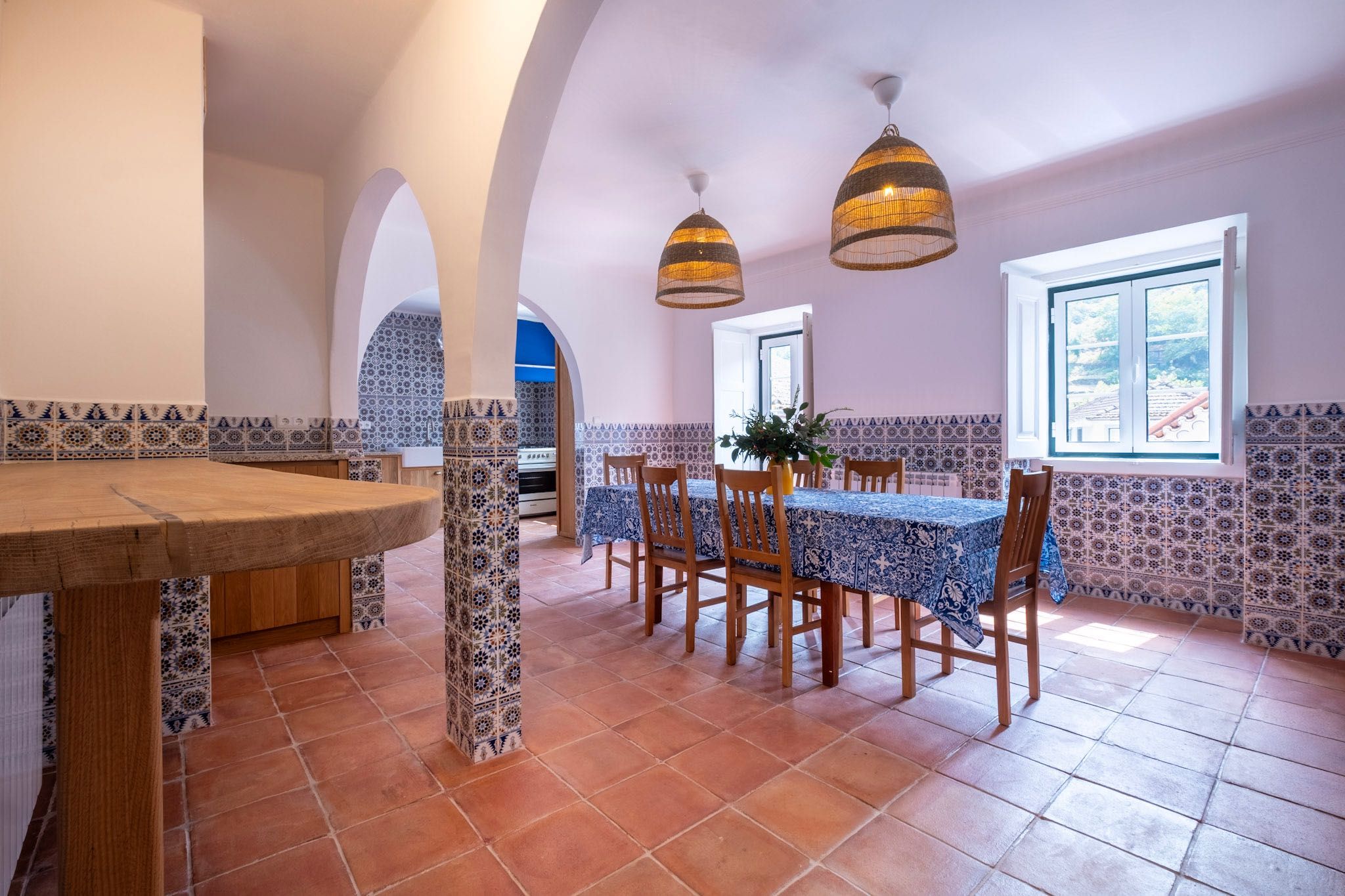 Casa T4 em estilo fazenda com anexo separado para alugar em Benfeita