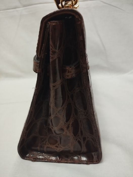 Сумка шкіра Биркин крокодил,вінтажна