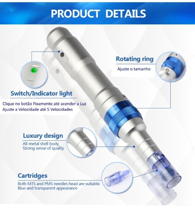 Dermapen Dr. Pen Ultima A6 - Incluí 2 Baterias