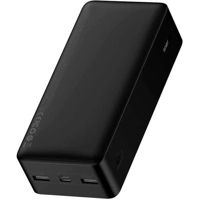 Павербанк Power Bank Baseus Bipow 30000mAh 15W Black ГАРАНТІЯ