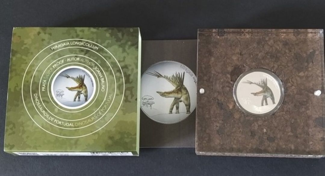 Moeda 5 euros Dinossaurs proff