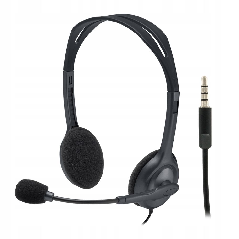 outlet słuchawki nauszne logitech h111 długość przewodu 1.8 m stereo