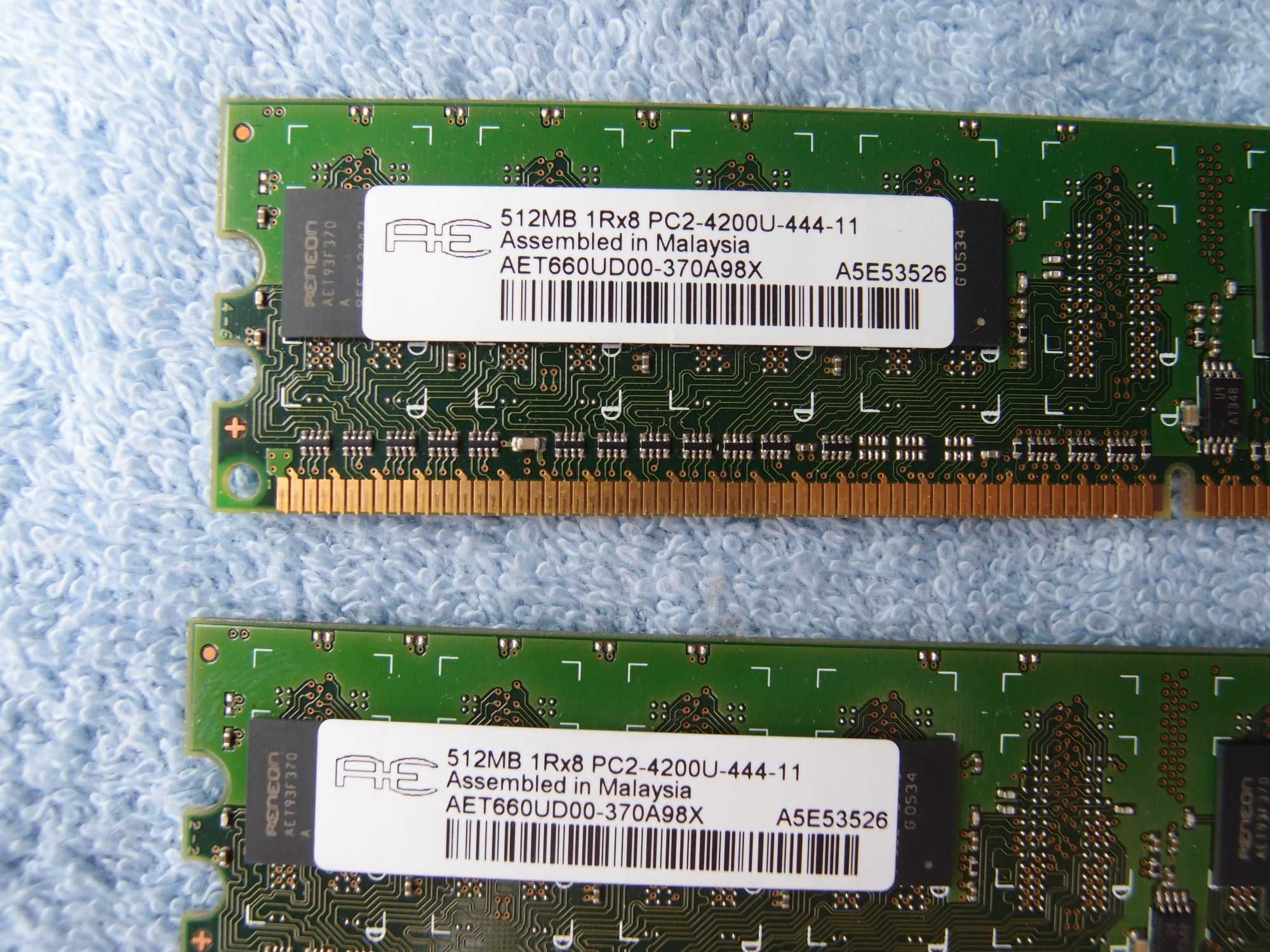 Память DDR2 1GB 800MHZ KINGMAX, Aeneon 512MB, Intel Celeron D 331