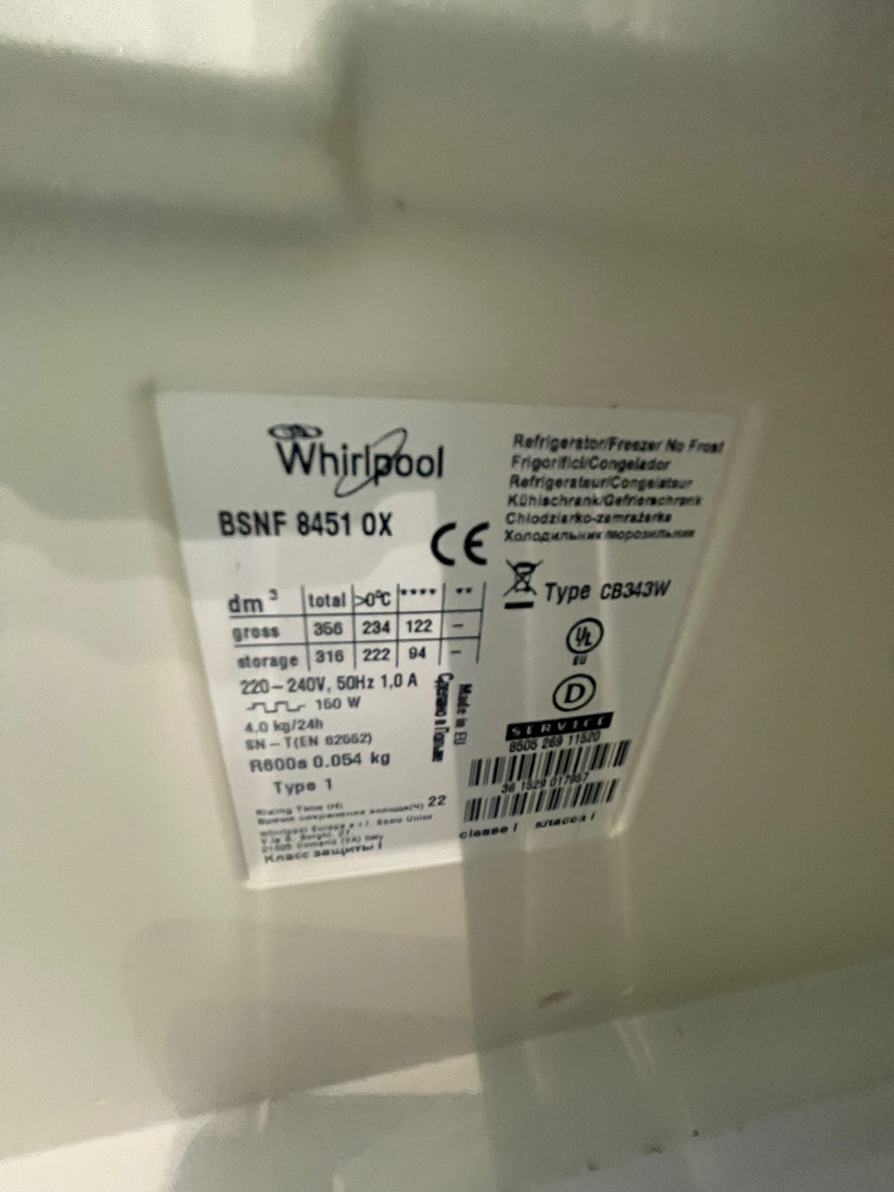 Холодильник Whirlpool