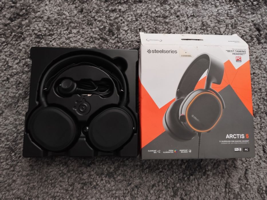 Słuchawki steelseries arctis 5 RGB