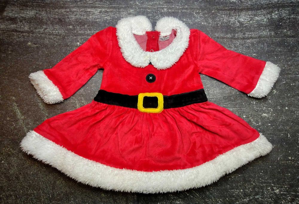 Niemowlęca sukienka Mikołajka