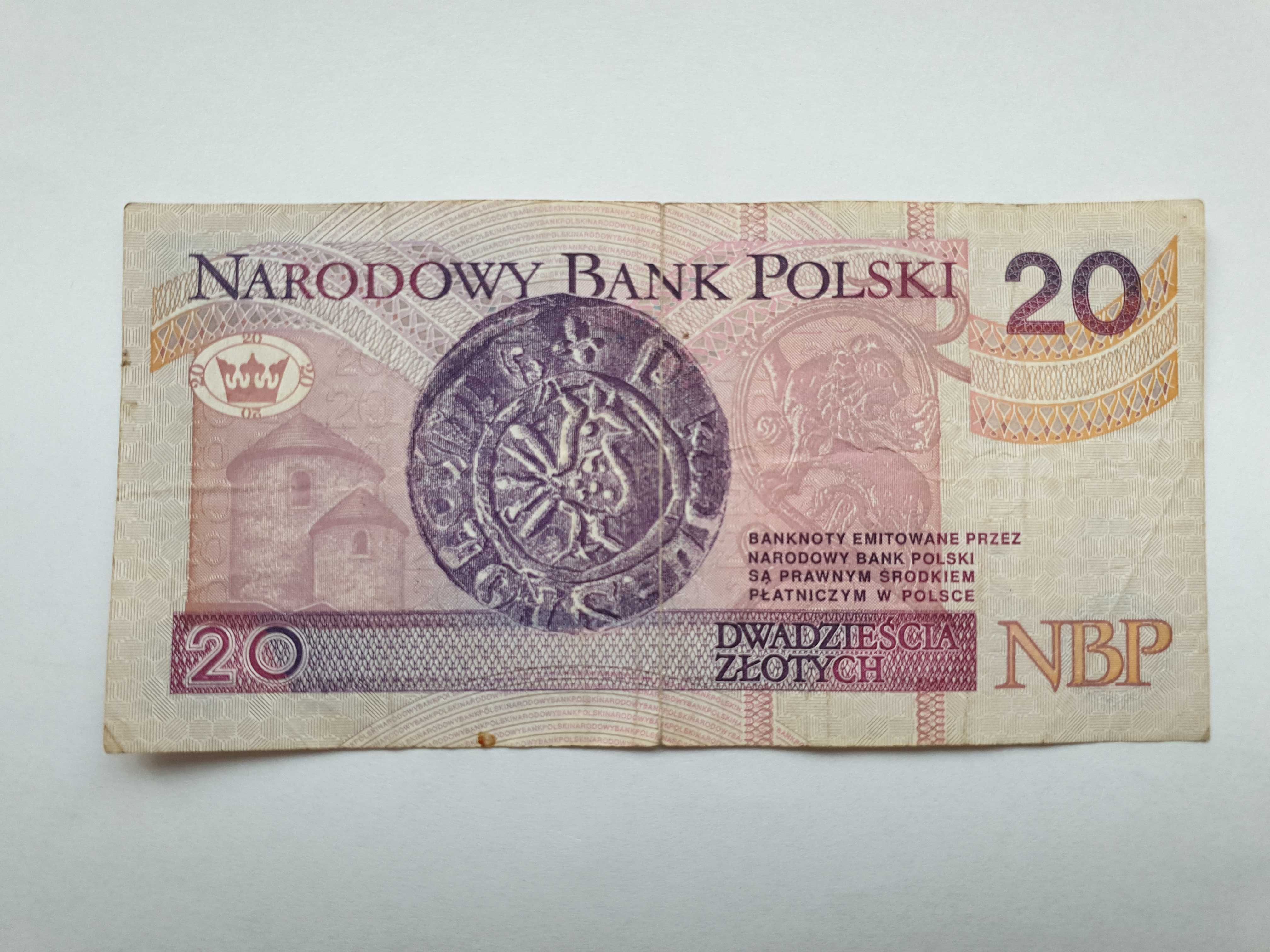 Banknot 20 zł 1994 25 marca