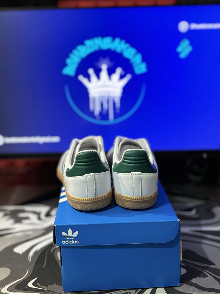 Adidas samba verde e branco