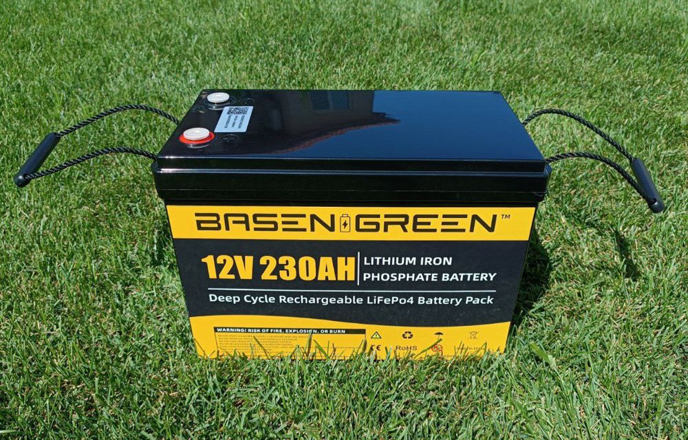 Basen Green 12.8v 230ah LiFePO4 акумулятор з блютуз