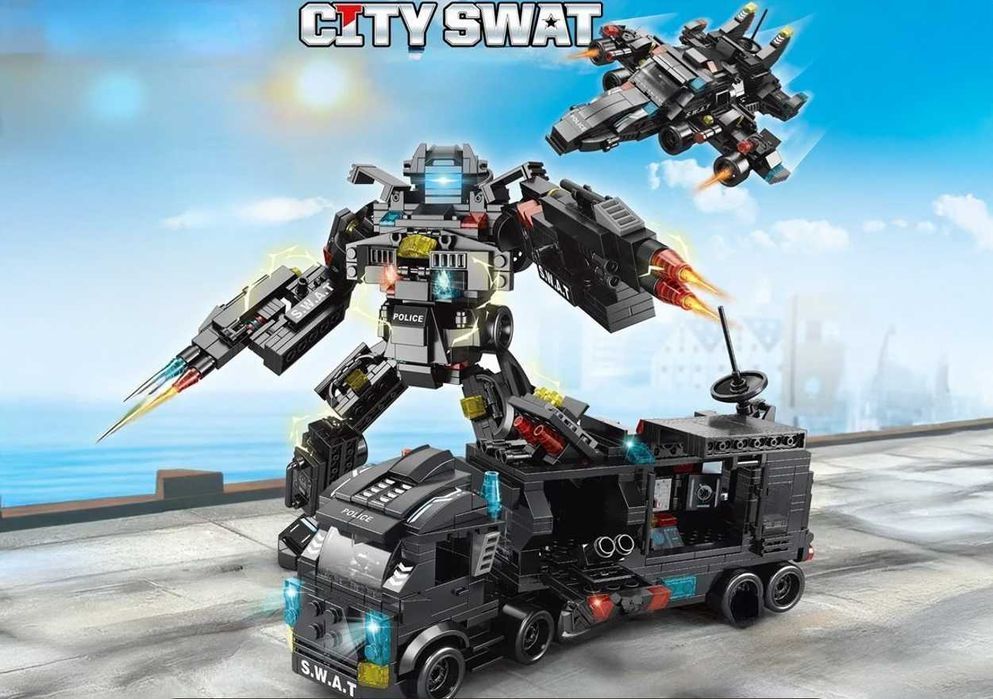 Конструктор City Patriots SWAT 8в1 на 585 деталей