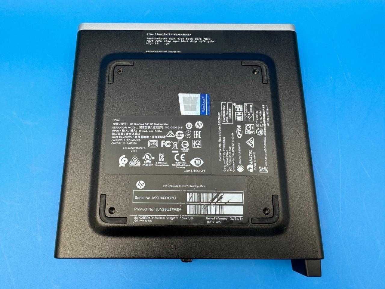 Міні ПК nettop HP EliteDesk 800 G5 i5-9500t/16Gb DDR4/240Gb SSD/БЖ