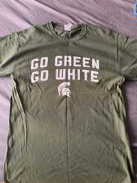 Michigan State Spartan Go Green Go White - koszulka