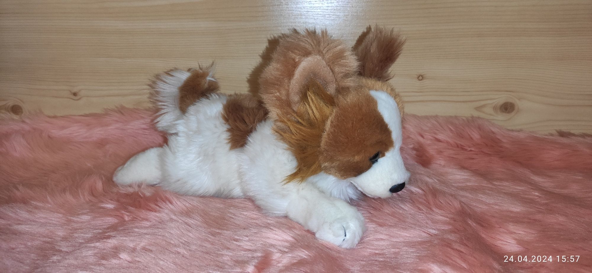 Собака папильйон собачка щенок Uni toy's Leosco.