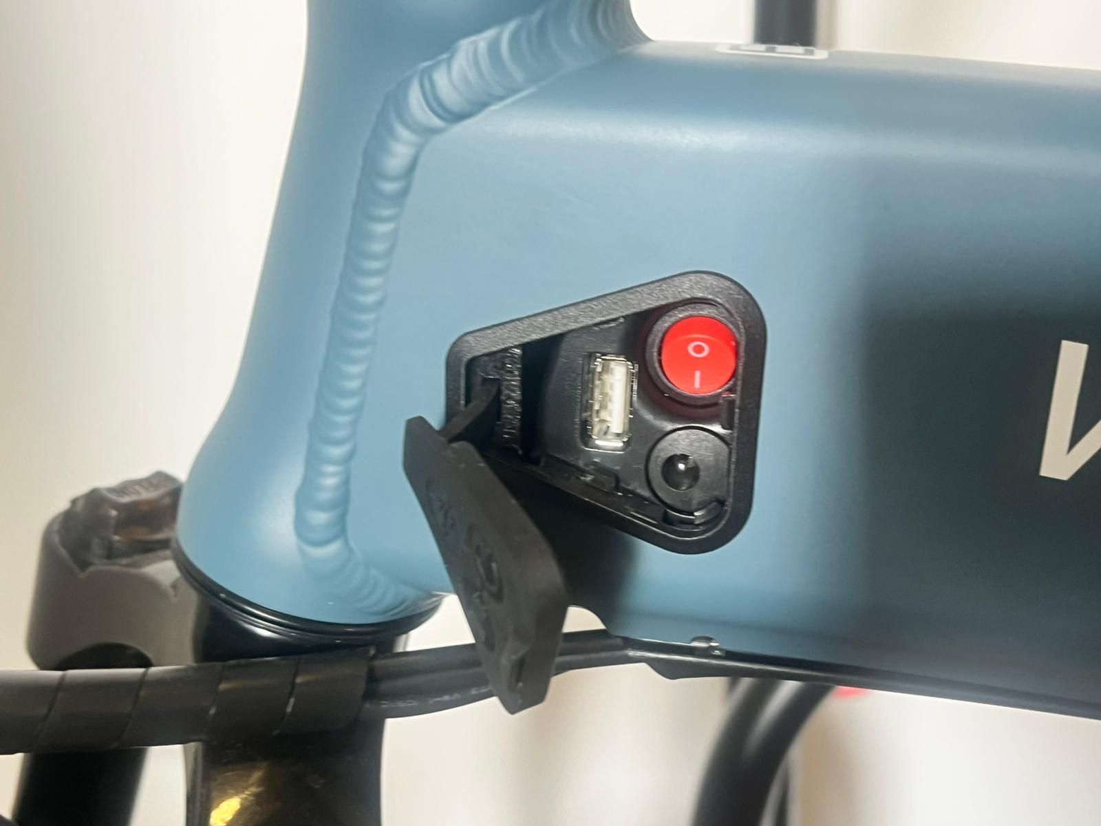 Bicicleta elétrica dobrável