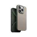 Etui UNIQ Lyden DS na iPhone 15 Pro Max 6.7" z MagSafe - beżowo-zielon