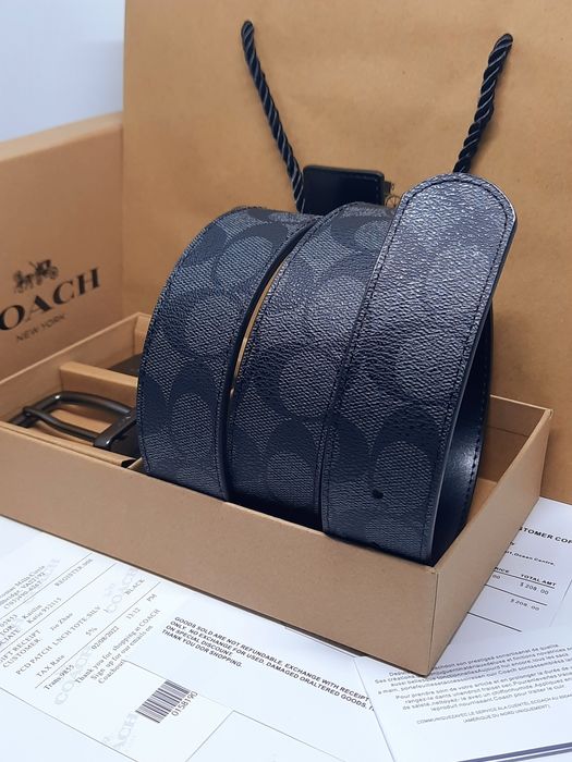 Чоловічий ремінь коач пасок набір | Мужской ремень коач пояс набор