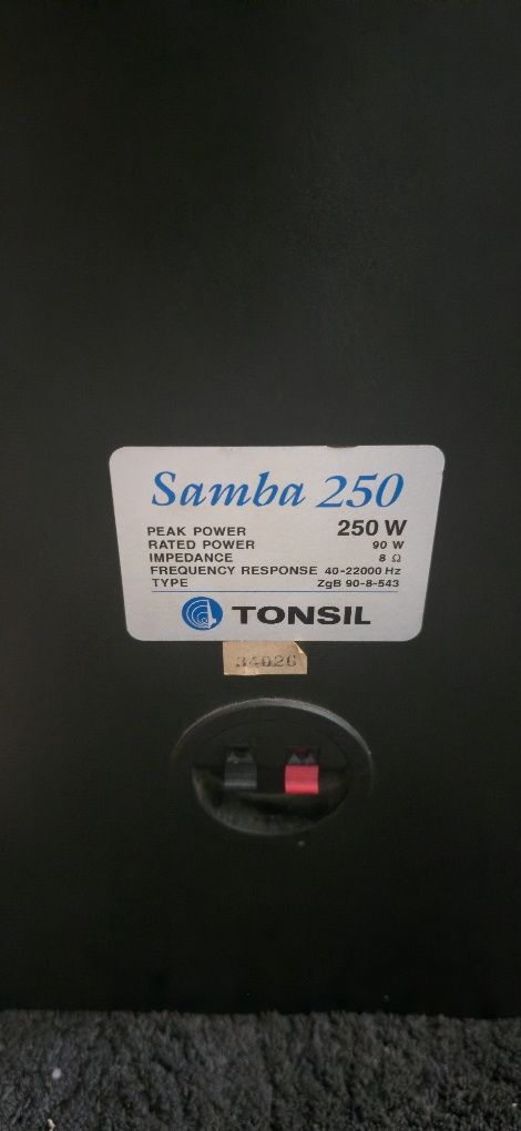 Sprzedam kolumny tonsila samba 250