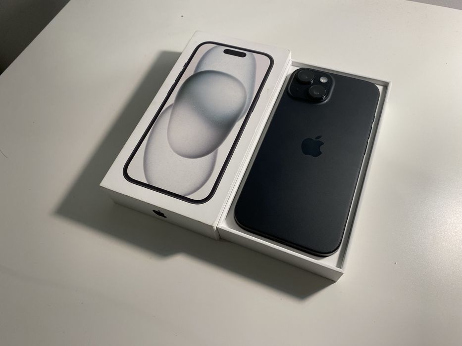 Apple iPhone 15 128 GB Gwarancja do 06.2026 Czarny Black