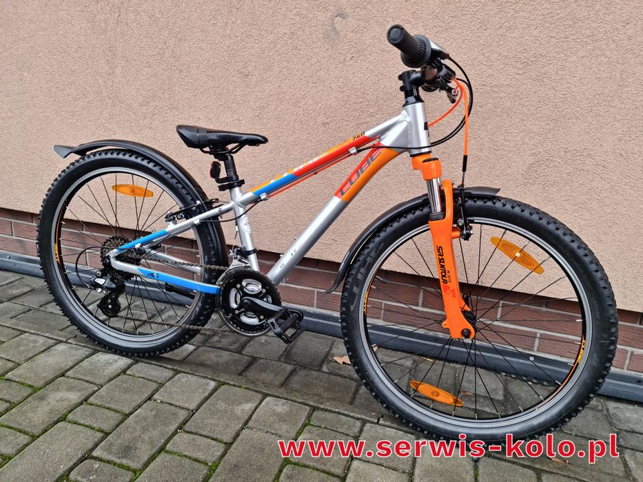 Rower dziecięcy CUBE koła 24 SHIMANO ALTUS aluminium okazja rabat