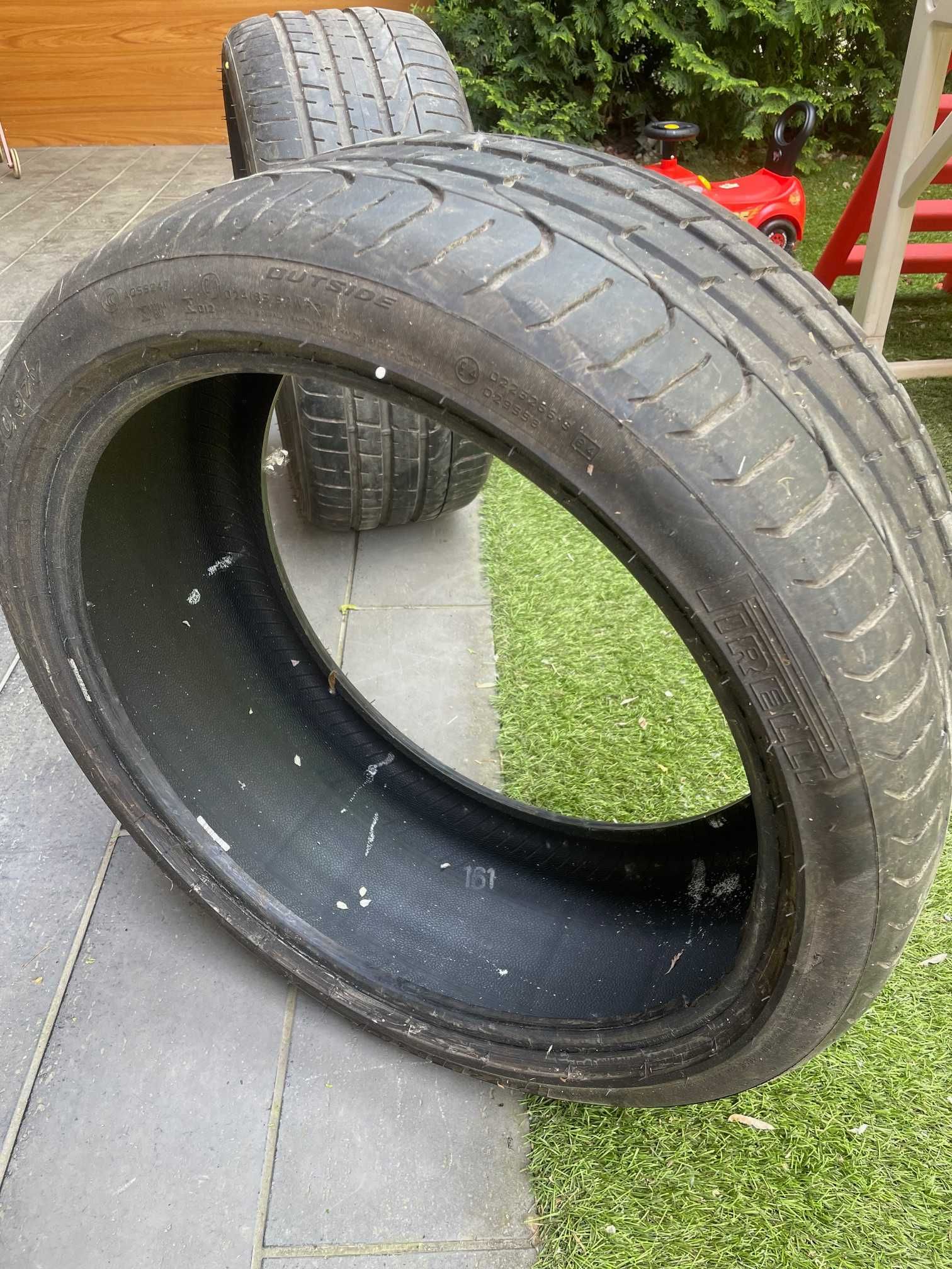 2x opony pirelli p zero 255 35 R20 5-6mm bieżnik