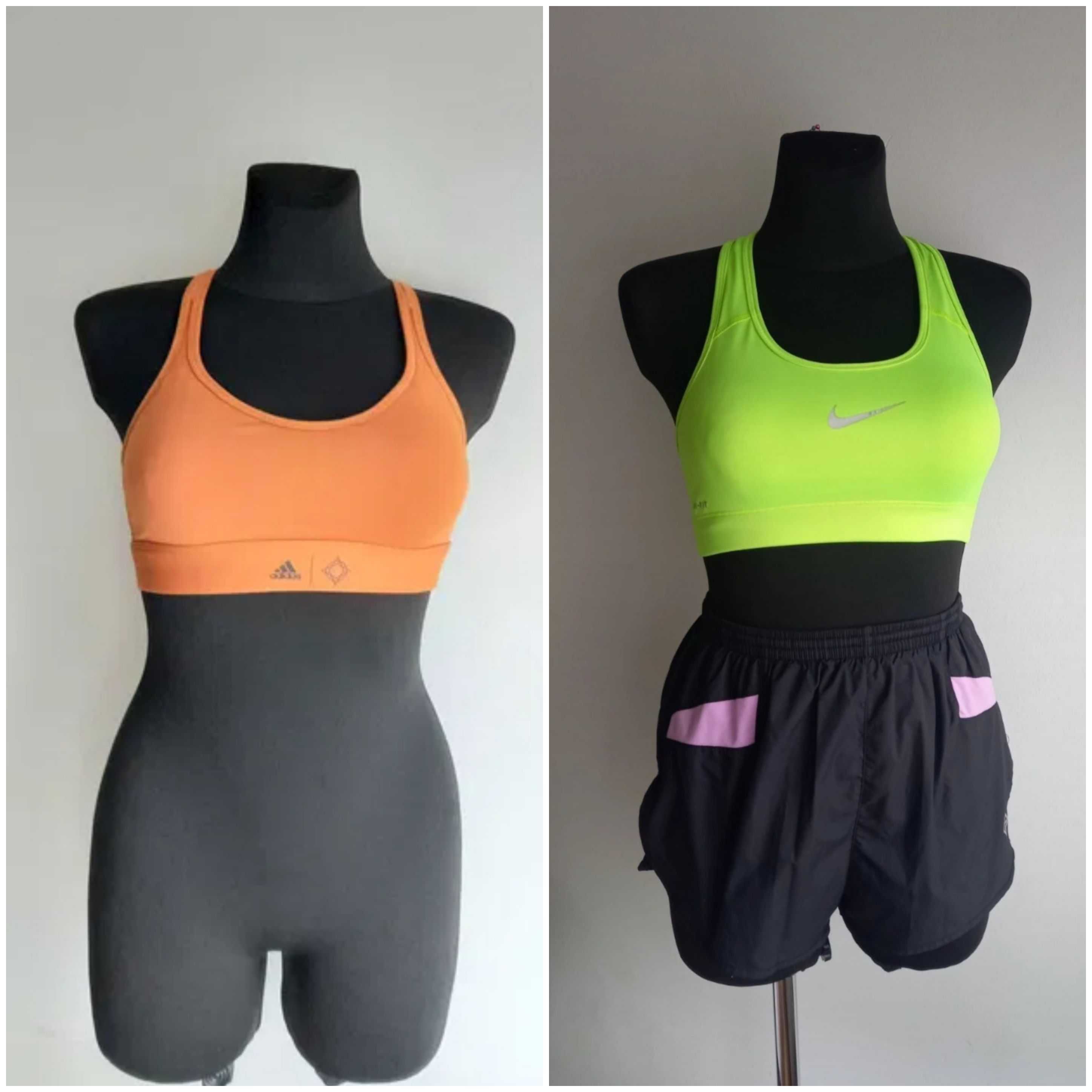 Stanik sportowy x2 szt. roz.XS Adidas Nike