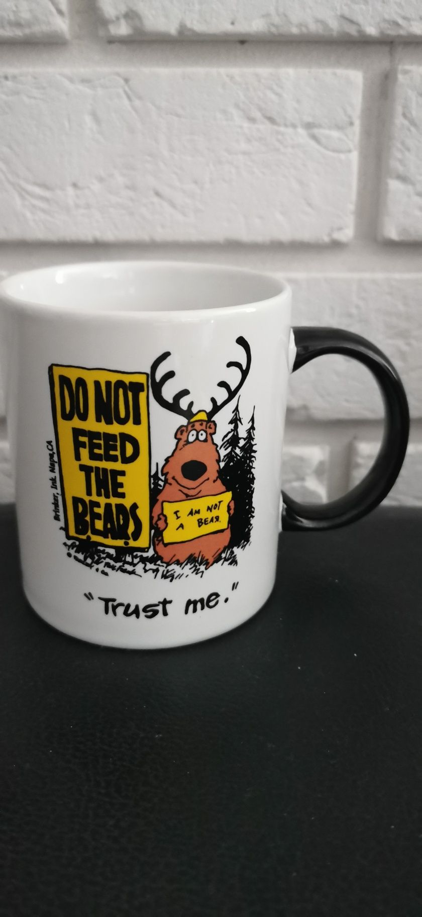 Kubek kolekcjonerski Kalifornia Nie karmić niedźwiedzi