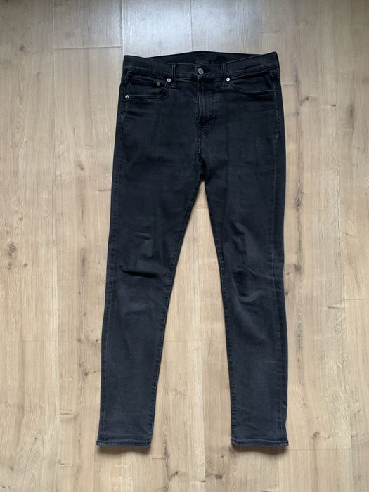 Spodnie skinny jeans czarne szare grafitowe  rurki H&M 34 42 M