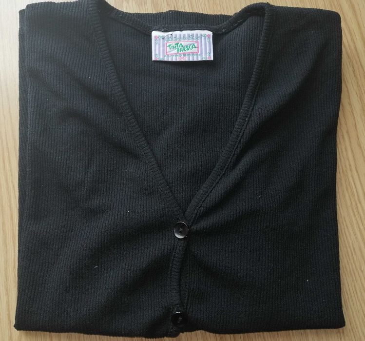Casaco Preto Tinta Fresca: Tam M