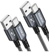 Kabel ładowarki USB C 2M 2Pack Typ C Ładowarka Szybkie ładowanie 3A