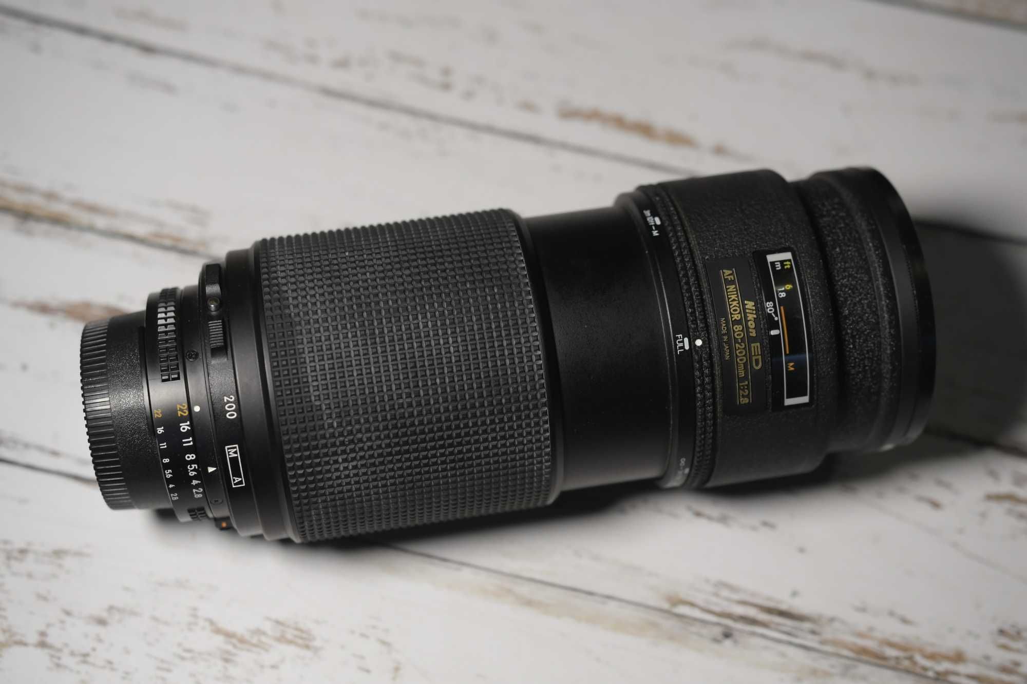 Nikkor 80-200mm f/2.8 AF – BDB - Etui plus filtr