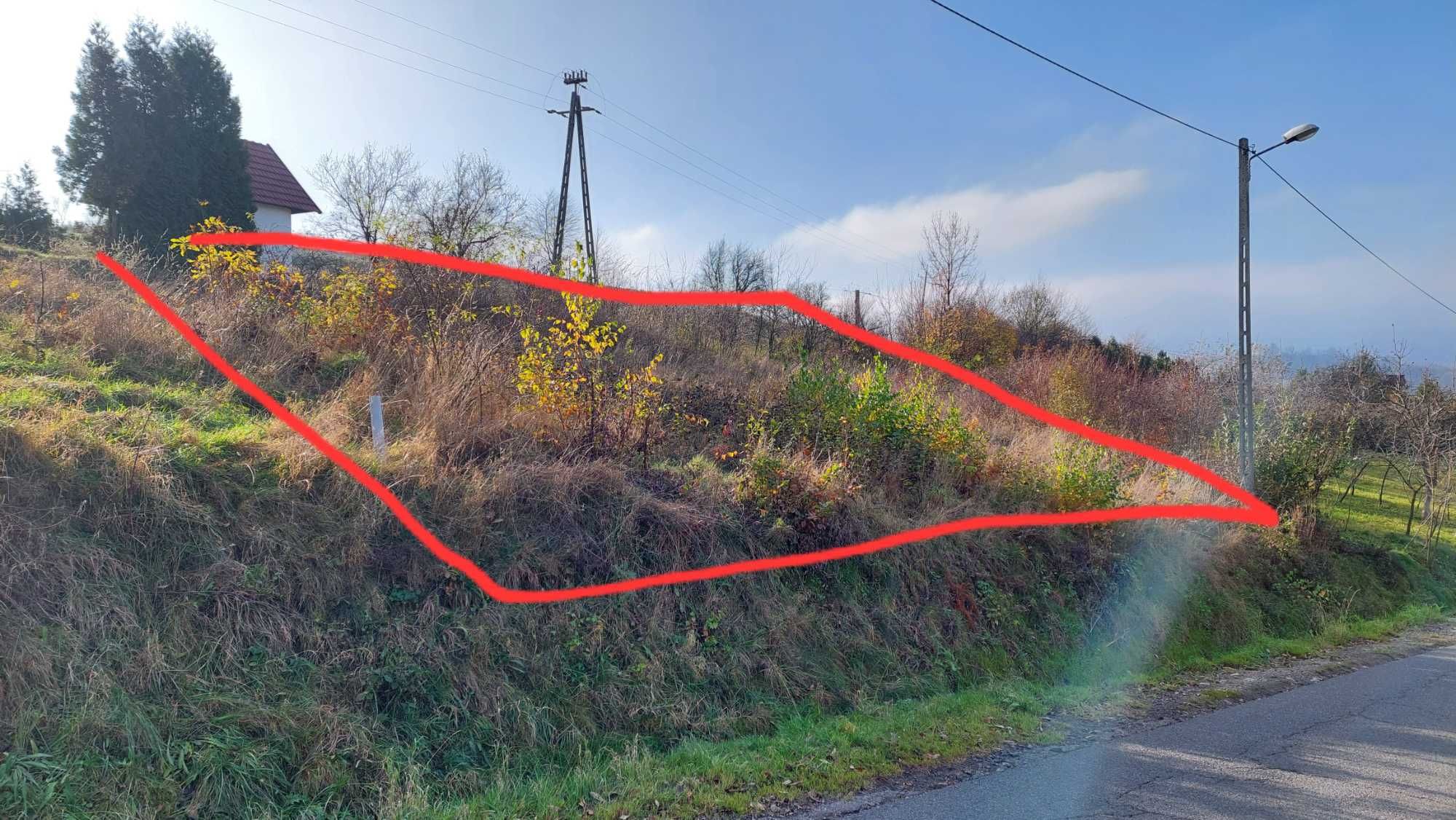 Działka widokowa z warunkami zabudowy