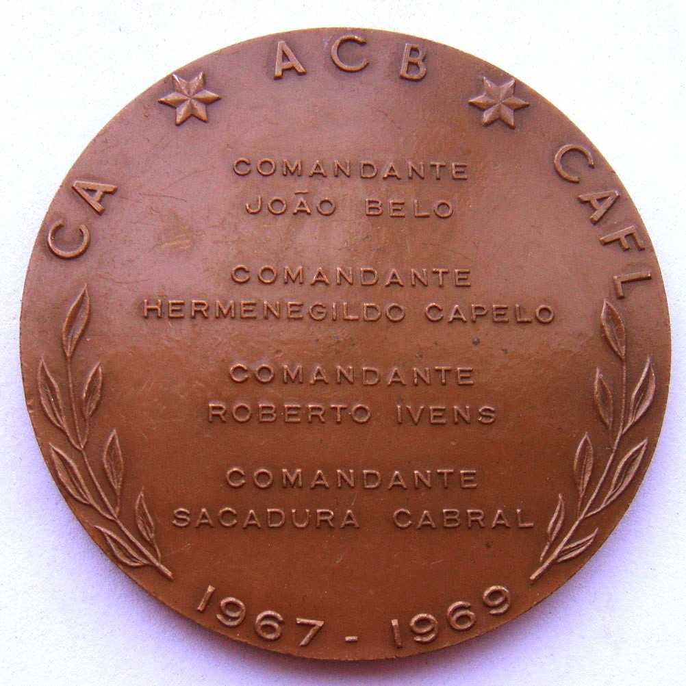 Medalha de Bronze Marinha Portuguesa Construção de 4 Fragatas 1969