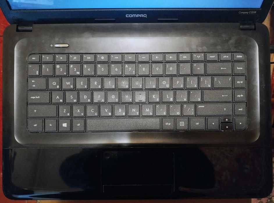 Ноутбук HP Compaq Presario CQ58-279ER, обслужен, термопаста - заменена